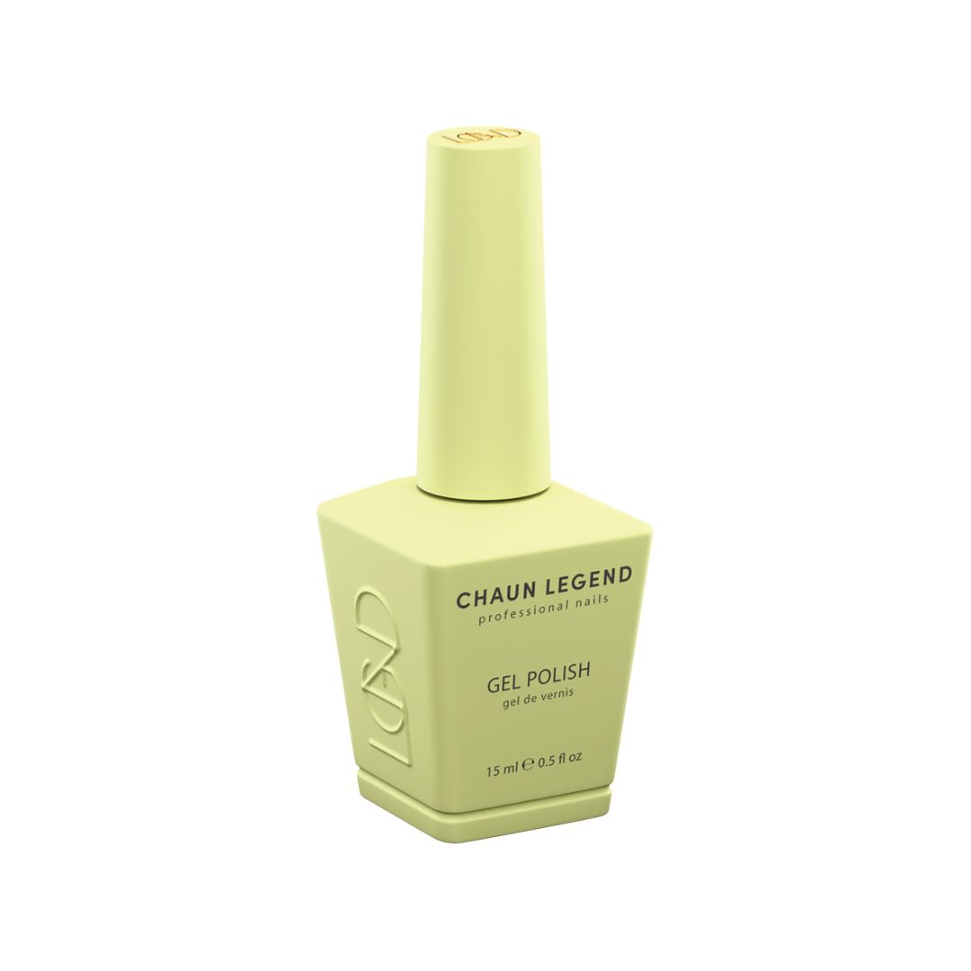 Chaun Legend Gel Nail Polish | Spearmint Secrets LG5134 (pastel lime) | Soak Off UV LED Cure Gel Polish High Gloss 15ml Beauty & Personal Care Chaun Legend Professional Nails