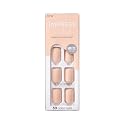 imPRESS KISS Color Press-On Manicure Fake Nails, Perfect Timing - Short Length, Matte, Polish-Free Solid Color Mani, Includes Prep Pad, Mini File Beauty & Personal Care imPRESS