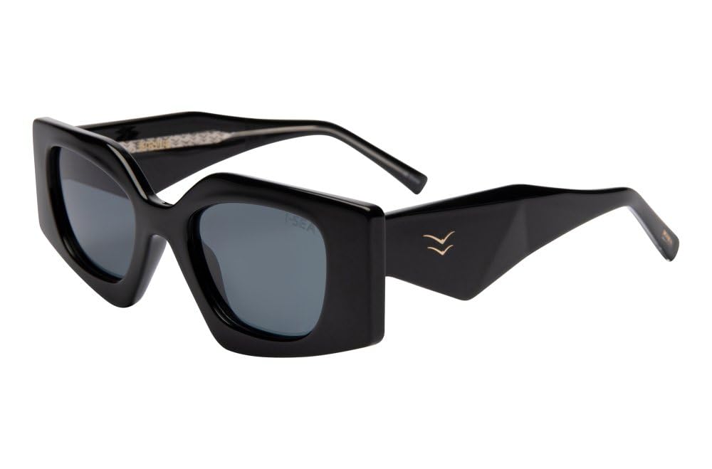 I-SEA Women's Sunglasses - Birdie (ONYX/SMOKE POLARIZED), 47.5mm