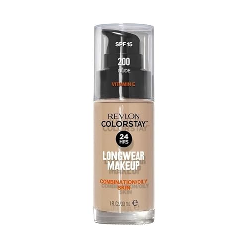 Revlon Color Stay Liquid Makeup for Combination/Oily Skin, Nude, 1.0 Fluid Ounce
