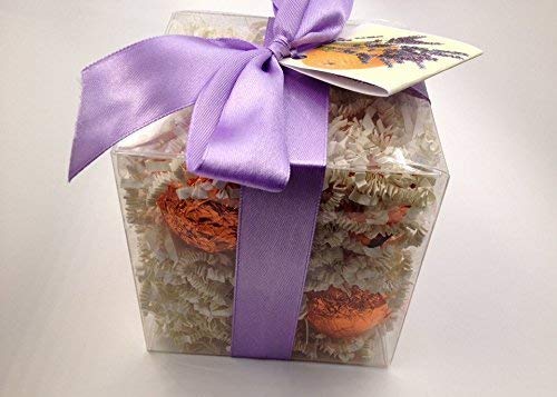 Spa Pure LAVENDERCHAMOMILE Bath Bombs: Gift Set with 6 Bath Bomb Fizzies with Shea, Mango & Cocoa Butter, Ultra Moisturizing (14 Oz) Great for Dry…