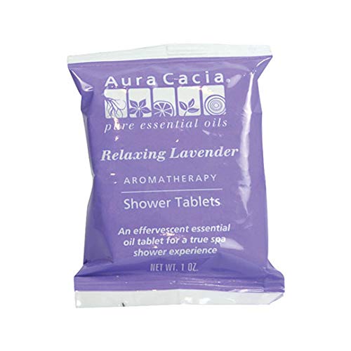 Aura Cacia Aromatherapy Shower Tablets, Relaxing Lavender 3 ea (Pack of 12)