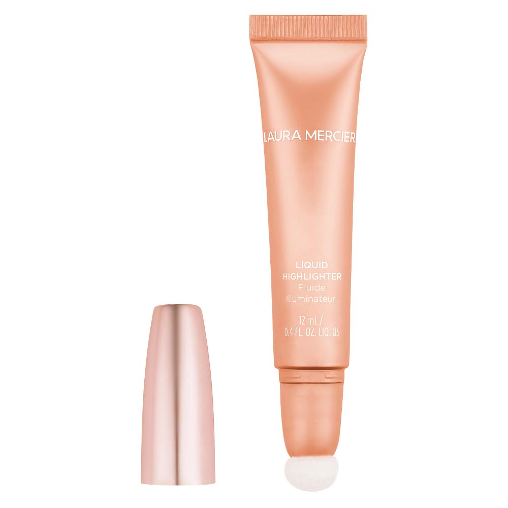 Laura Mercier RoseGlow Liquid Highlighter, Rosy Highlighting Liquid, Radiant, Luminous & Soft Focus Finish, Unique Pearl Blend For All Skin Tones