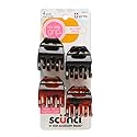 Scunci No Slip Chunky Jaw Clips, Size 4pk