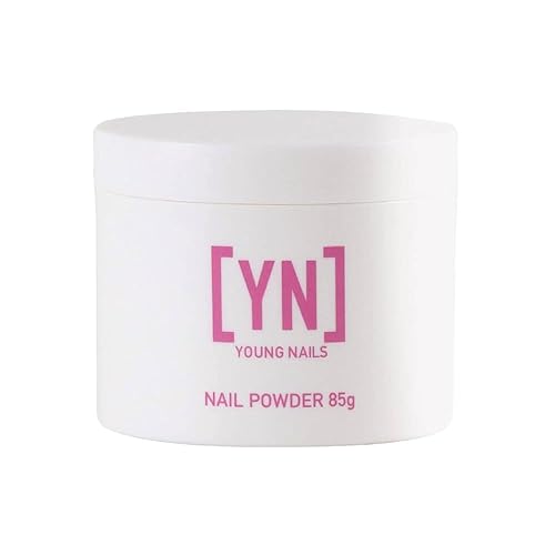 Young Nails Acrylic Core Powder - Self-Leveling Acrylic Nail Powder, Clear Nude Pink White Acrylic Powder for Nail Extenstion, Professional Grade