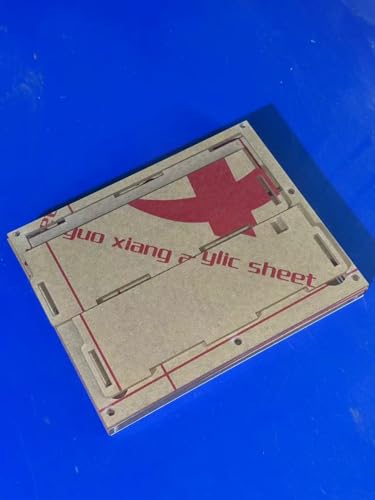 ANT 150mmx110mm Test Tube Moisture Big Space Nest Farm Acrylic, Insect Villa House Ecological Workshop (red)