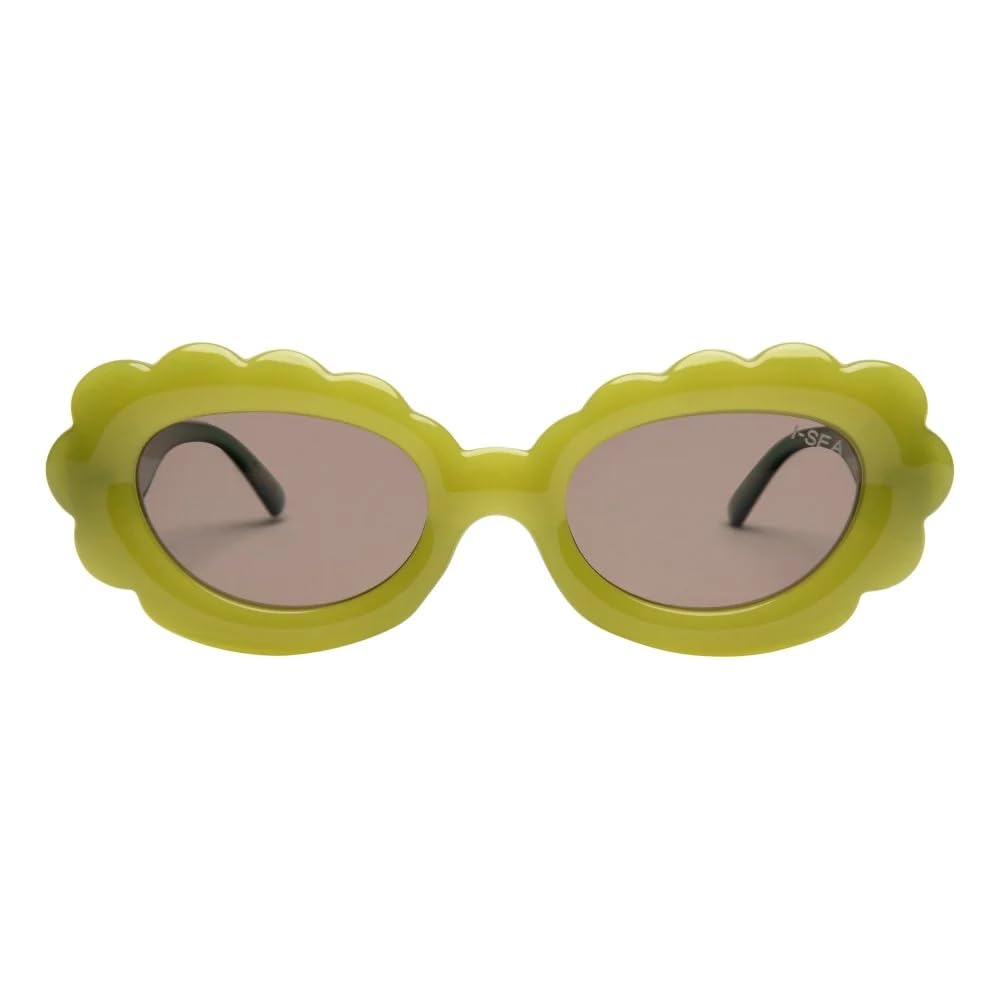 I-SEA Women's Sunglasses - Golden Hour (KIWI/BROWN POLARIZED), 44.5mm