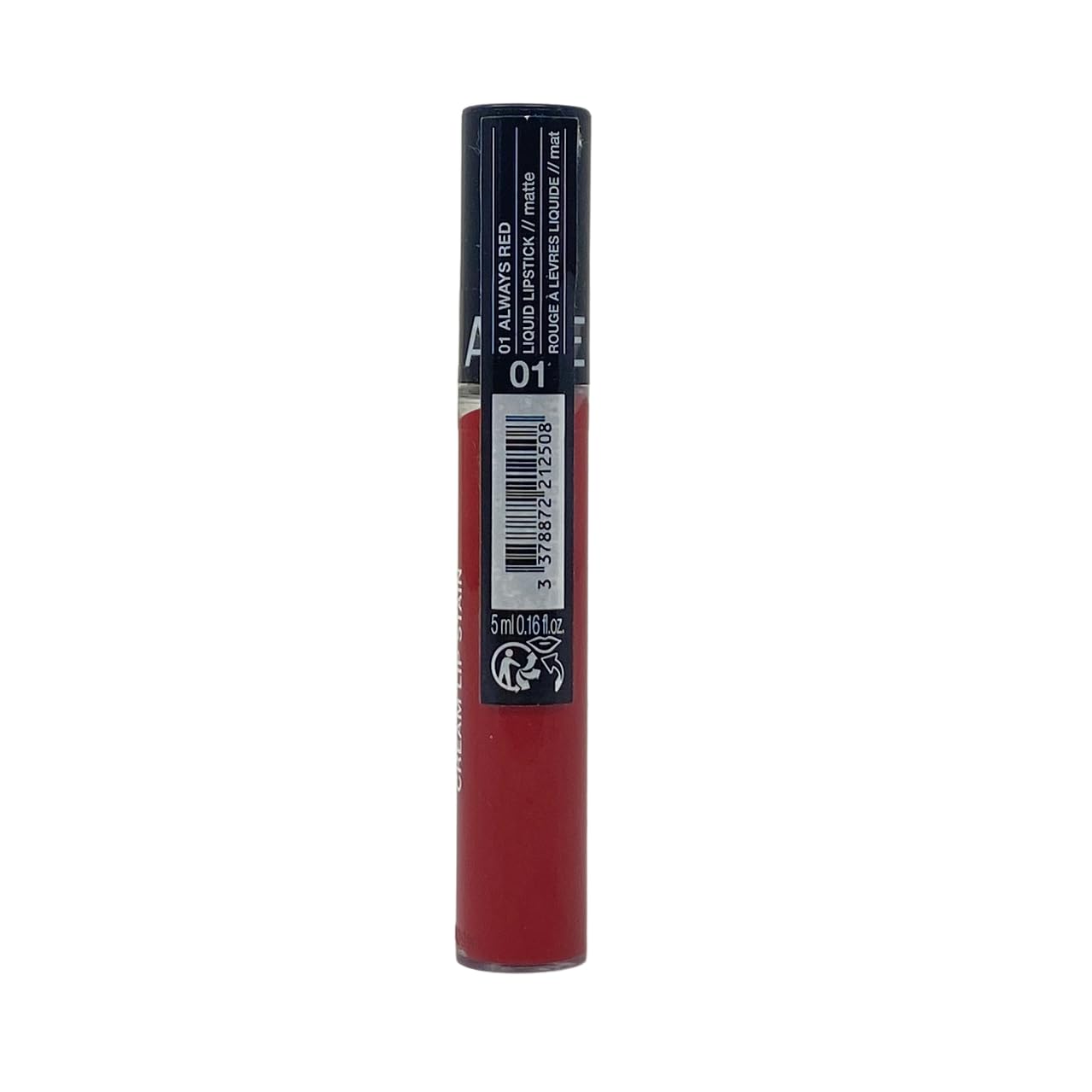 SEPHORA COLLECTION Cream Lip Stain Liquid Lipstick -01 Always Red - 0.16 fl oz. / 5 mL