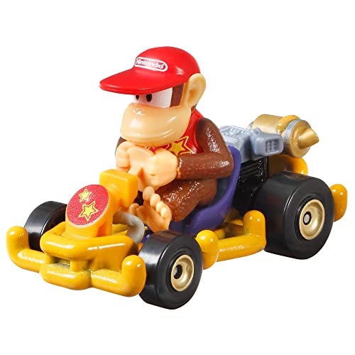 Hot Wheels Mario Kart GRN15 Diddy Kong Pipe Frame Car/Vehicle 2021 New
