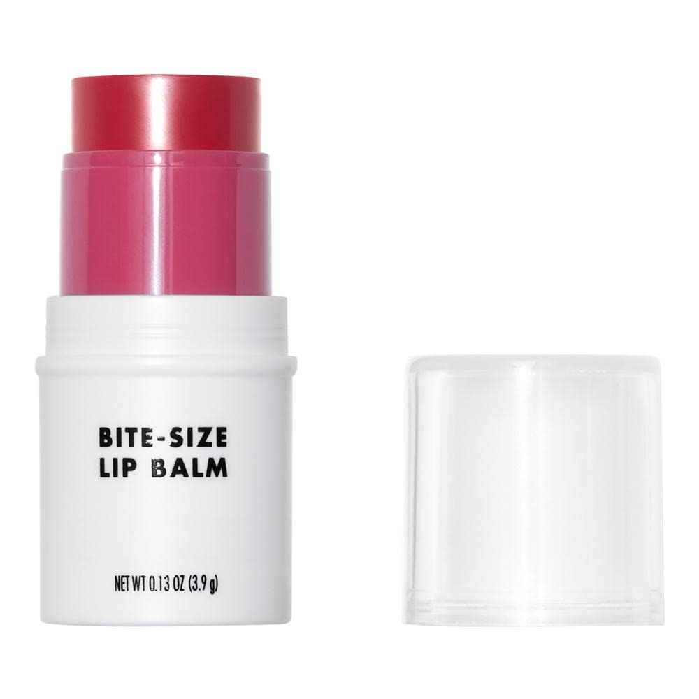 e.l.f. Bite-Size Lip Balm, Moisturizing Formula for Smoother & Softer Lips, Mini Tinted Chapstick, Watermelon, 0.13 Oz