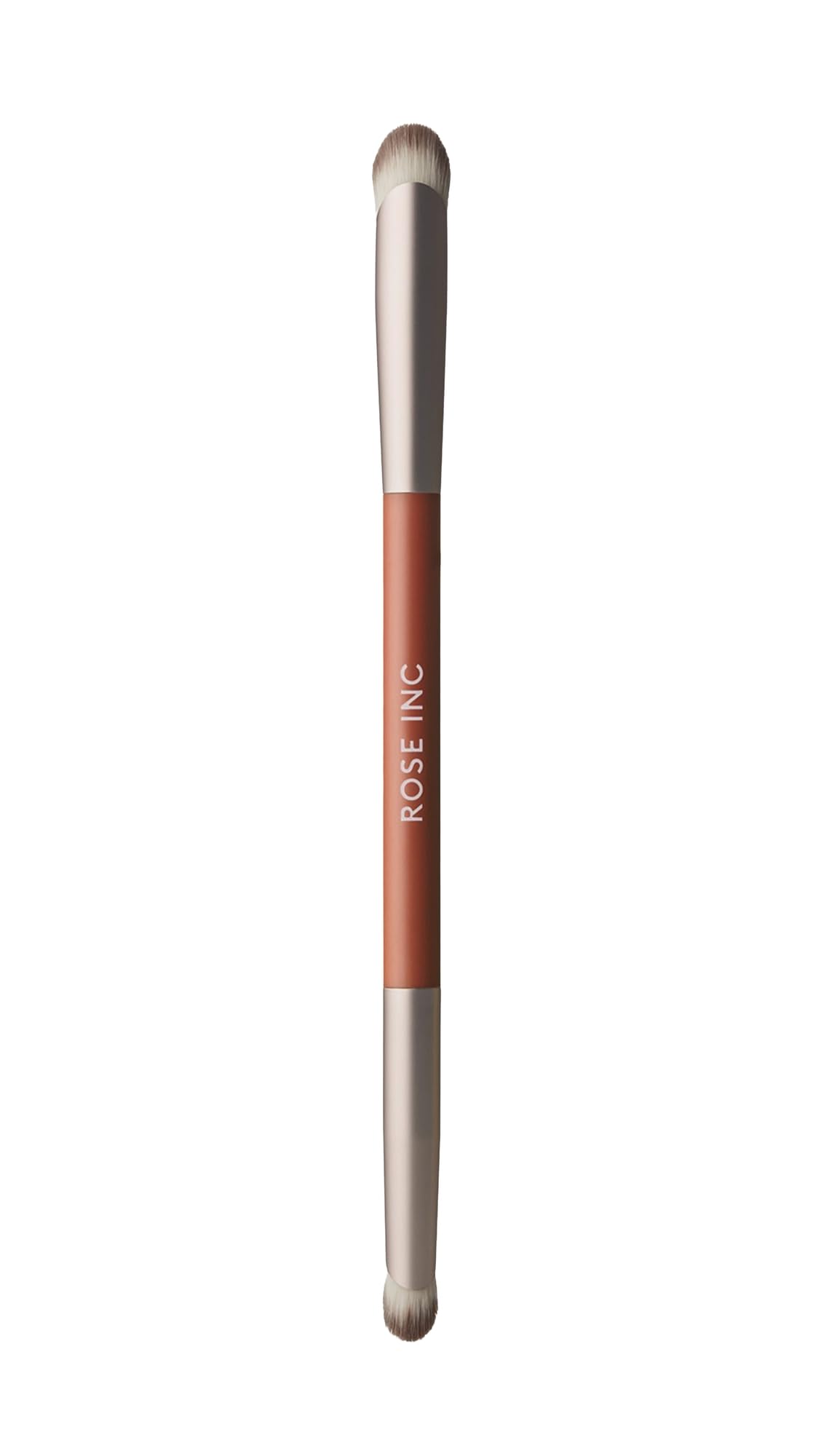 Rose Inc Number 8 Dual-Ended Eyeshadow Brush - Vegan Brush for Blending & Highlighting Eyeshadow