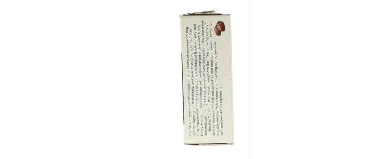 Yardley Moisturizing Bar Cocoa Butter 4.0 oz (Pack of 3)