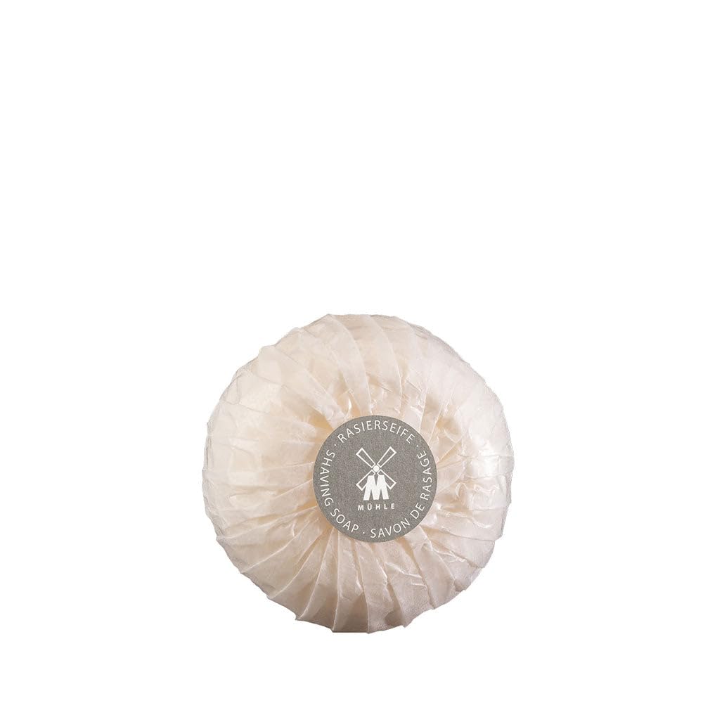 MÜHLE SHAVING CARE Shaving Soap Duo with the Mühle shaving soaps, Sea Buckthorn and Sandalwood Beauty and Personal Care MÜHLE