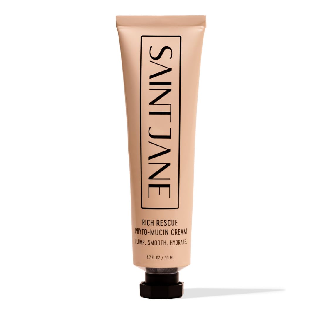 SAINT JANE - Rich Rescue Phyto Mucin Cream | Plumping, Smoothing, Firming, Hydrating | Niacinamide, Lotus Flower, Yam Root, Hyaluronic Acid | Luxe