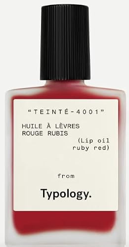 Typology Tinted Lip Oil - Shade 1 Ruby Red & Complimentary Sheet Masque