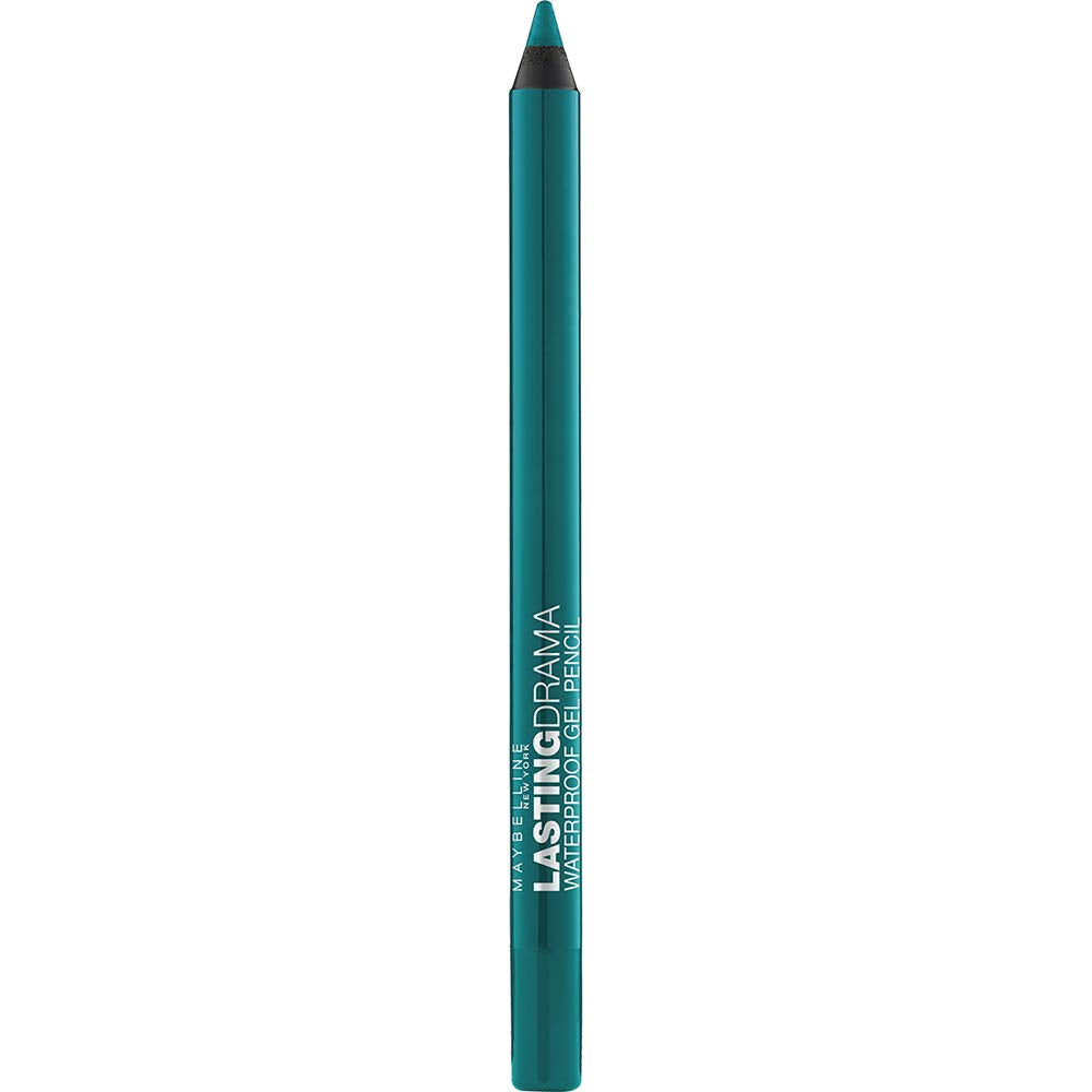 Maybelline New York Eyestudio Lasting Drama Waterproof Gel Pencil, Silken Turquoise, 0.038 Ounce,1.1g