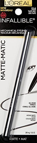 L'Oréal Paris Infallible Matte-Matic Mechanical Eyeliner, Taupe Grey, 0.01 oz.