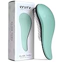 Crave Naturals Glide Thru Detangling Hairbrush That Glides Through Tangles for Wet, Dry and Damaged Hair - Gentle Detangler Styling Tool for Adults