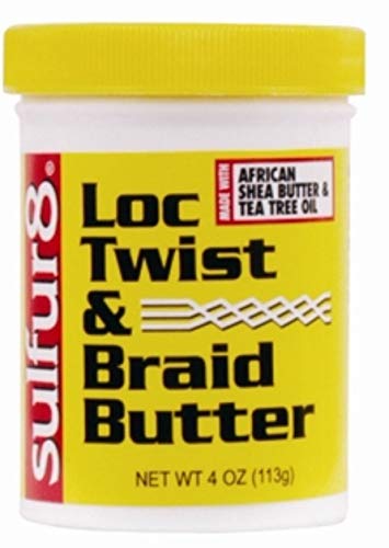 Sulfur8 Loc Twist & Braid Butter, 4 oz (Pack of 4)