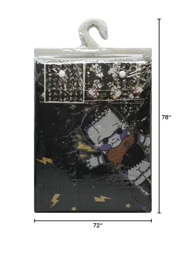 Sourpuss Monster Kewpies Shower Curtain Black