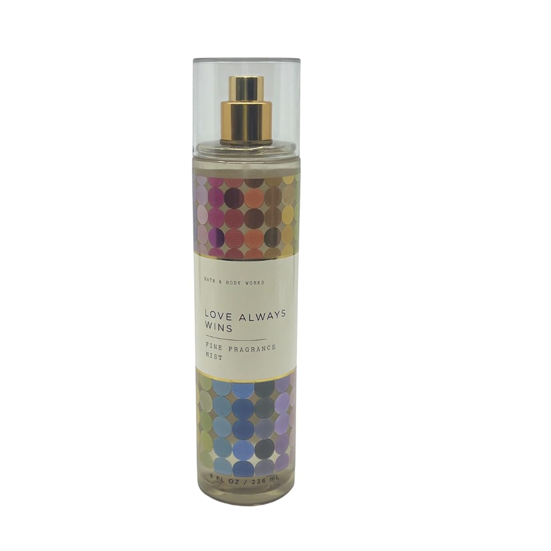 Bath and Body Works LOVE ALWAYS WINS Fine Fragrance Mist - PACK OF 2 - NEW PACKAGING - 2023 LIMITED Edition
