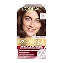 L'Oreal Paris Excellence Crème Permanent Hair Dye, Triple Care Hair Color with Hyaluronic Acid for 100% Gray Coverage, 5AR Medium Maple Brown, 1 Kit