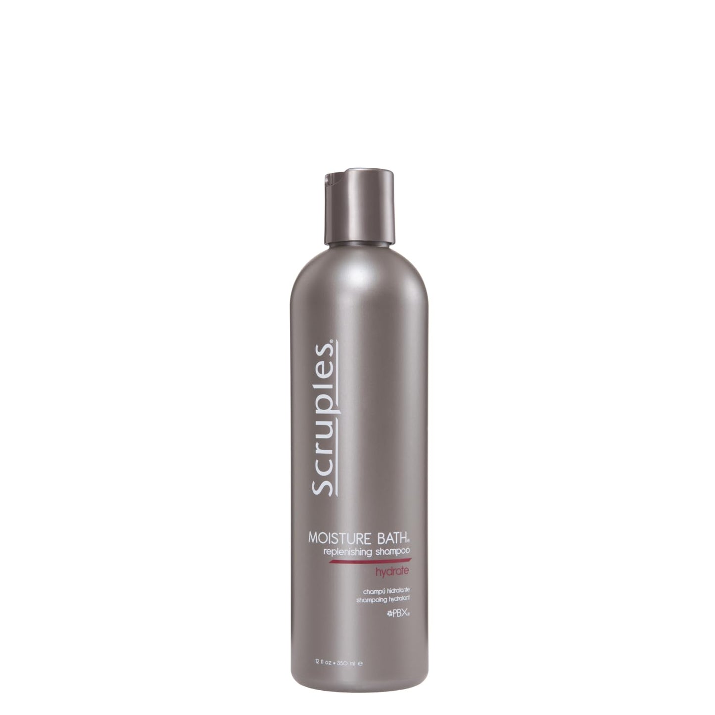 Scruples Moisture Bath Hair Shampoo for Men & Women - Moisturizing Shampoo for Dry, Brittle & Coarse Hair - Helps Restore Shine & Elasticity (12 Fl
