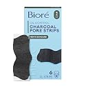 Bioré Charcoal Deep Cleansing Pore Strips for Men, Nose Strips for Blackhead Removal on Oily Skin, Features C-Bond Technology with Instant Pore