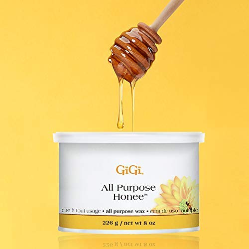 GiGi All Purpose Honee Wax - Hair Removal Wax for Face, Body & Brazilian Waxing with Beeswax Formula, 8 oz Beauty and Personal Care GIGI