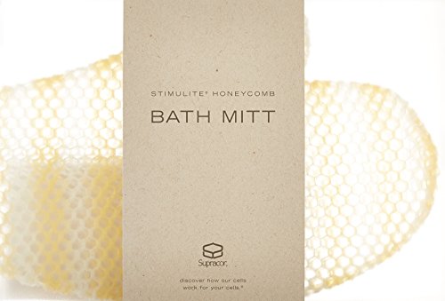 Unisex SUPRACOR Stimulite Bath Mitt (Gold/White)