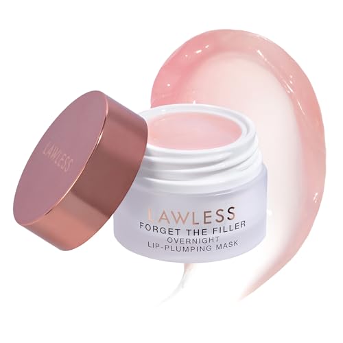 LAWLESS Forget the Filler Lip Mask - Sweet Dreams - Premium Overnight Lip Plumping Treatment with Natural Ingredients Designed to Plump, Hydrate, Beauty and Personal Care LAWLESS