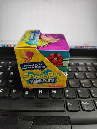 SHASHIBO SpongeBob SquarePants Shape Shifting Box – STEM Magnetic Fidget Cube, Transforms into 70+ Shapes, Mobile App Compatible (Beach Buddies)