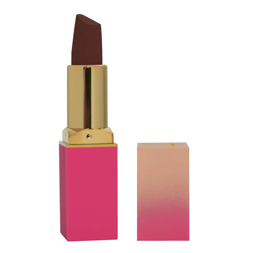Juvia's Place The Nude Velvety Matte Lipstick Cocoa - Nude Velvety Lipstick, Long-lasting, Rich-Color Lip Makeup, Creamy with Matte Finish, Beauty &