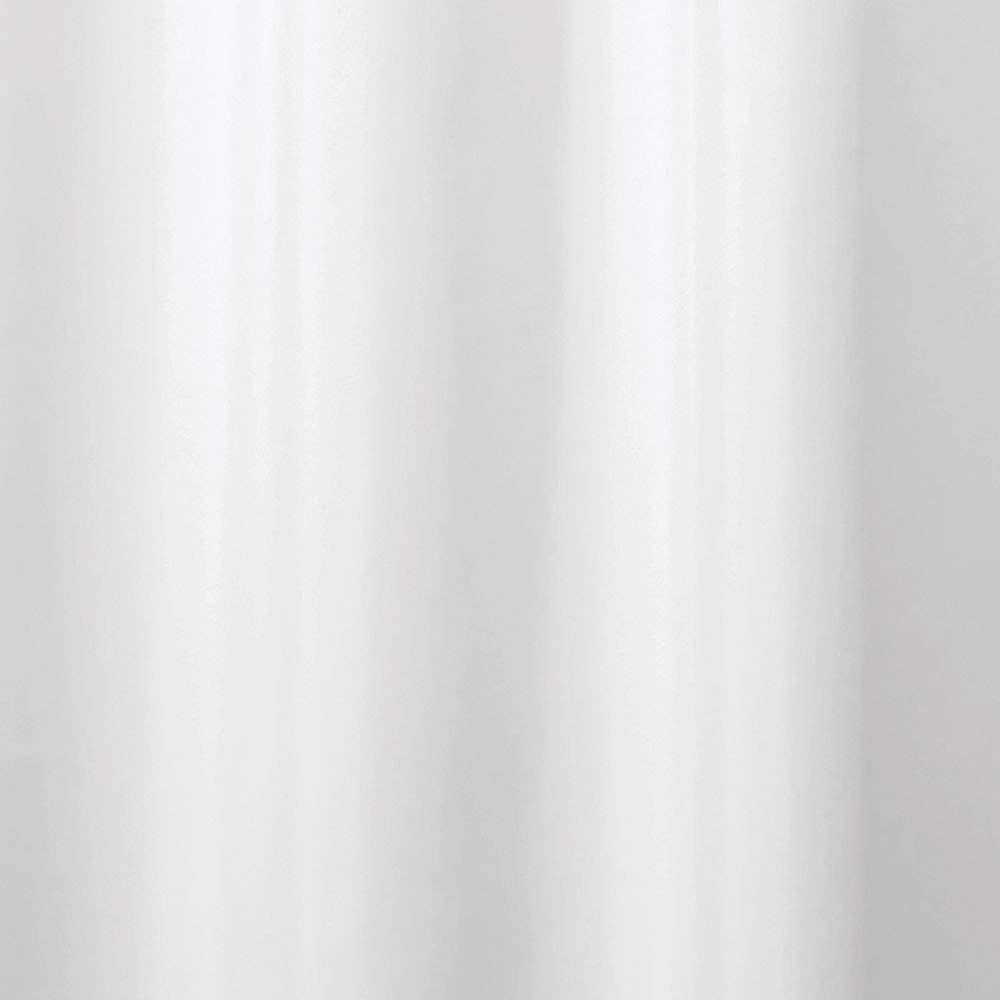 InterDesign Waterproof Polyester Stall Shower Curtain/Liner,White