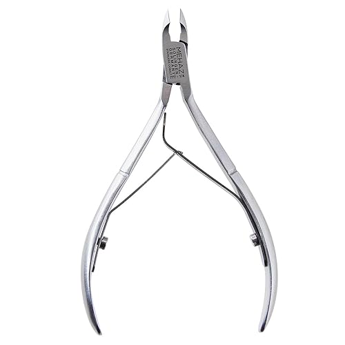 Mehaz Stainless Steel Cobalt Cuticle Trimmer, Nail Cuticle Nipper 1/4 Jaw, Cuticles Remover Clippers for Manicure & Pedicure Nail Tools