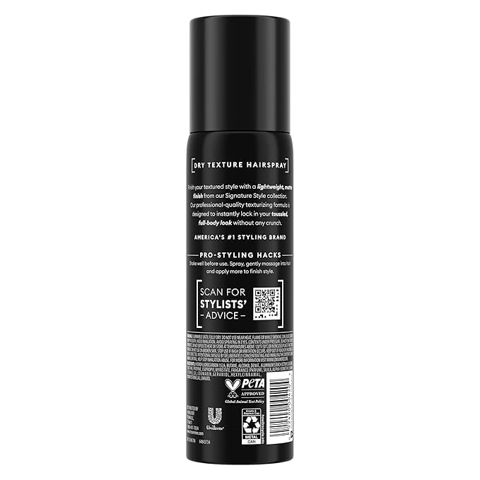 TRESemme Dry Texture Finishing Spray Matte Finish, Texturizing & Volumizing, 24H Humidity & Frizz Control, 5 Oz (Pack of 3)