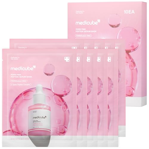 medicube PDRN Pink Peptide Ampoule Sheet Mask 10EA Beauty and Personal Care medicube Default Title