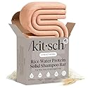 Kitsch Rice Water Shampoo Bar for Hair Growth - Strengthening Hair Shampoo for Men and Women - Reduce Breakage, Boosts Shine - Paraben, Silicone