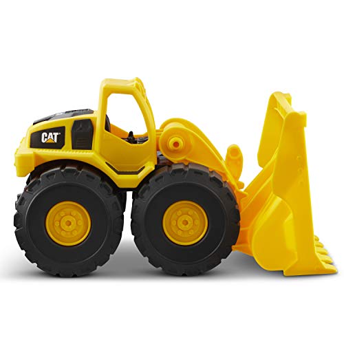 CAT Construction Fleet 10" Front Loader Toy – Durable Plastic Vehicle with Working Bucket & Free-Rolling Wheels for Kids Ages 2+