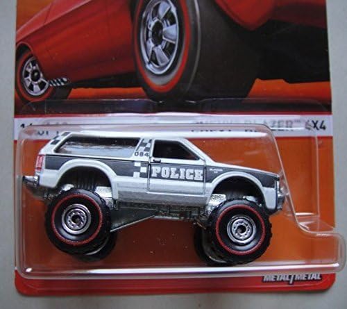 Hot Wheels White Chevy Blazer 4x4 1:64 Scale Die-Cast Car Truck for Kids (Unisex)