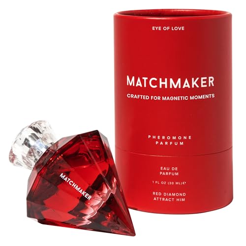 Eye of Love Matchmaker Red Diamond Pheromone Perfume for Women - Long Lasting Fragrances with Floral Citrus Scent - Plant Based Cologne