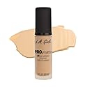 L.A. Girl Cosmetics LA PRO.mattte HD.highdefinition long wear matte foundation, GLM671 Ivory, 1 Fl. Oz