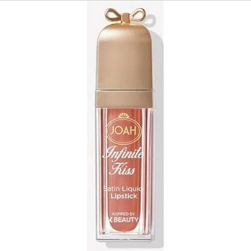 JOAH Infinite Kiss, Satin Liquid Lipstick, 0.15 fl oz, Inspired by KBeauty (Mwah)