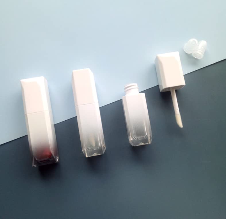 Duehut HLLMX 3PCS 5ml Lip Gloss Tube Plastic Vials Empty Refillable Lip Balm Bottles Container Lip Glaze Tube DIY Makeup Liquid Lipstick Bottle