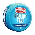 O'Keeffe's for Healthy Feet Foot Cream - 3.2 oz Jar (1 Pack) - Guaranteed Relief for Extremely Cracked, Dry Feet, Repairing Skincare, Instantly Boosts