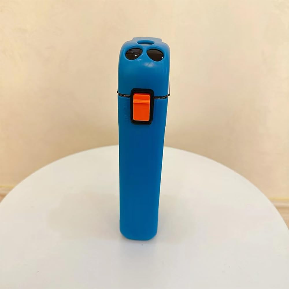 ROERPPM 13 oz Rectangle Water Bottle With Portable Straw, Leakproof Non-Toxic BPA Free, Motivational Sports With Drink for Gym and Yoga &Travel…