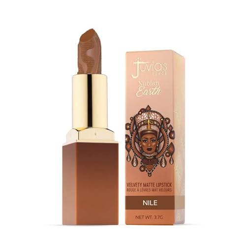 Juvia's Place Nubian Earth Matte Lipstick Nile - Hydrating & Long-lasting, Richly Pigmented Lip Makeup, Creamy Lipstick with Matte Finish, Beauty & Lip Care Product