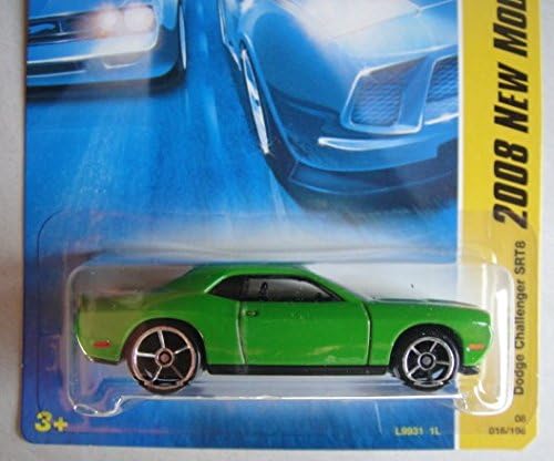 Hot Wheels 2008 New Models, Green Dodge Challenger SRT8 16/40 5 OSP 16/196