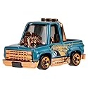 Hot Wheels Collectible Die-Cast Vehicle - Toon'd '83 Chevy Silverado Pickup Truck - Teal and Gold - HDH54-1/6