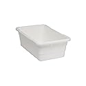 Quantum Storage K-TUB2516-8WT-1 Plastic Nesting Tote, 25-1/8" x 16" x 8-1/2", White